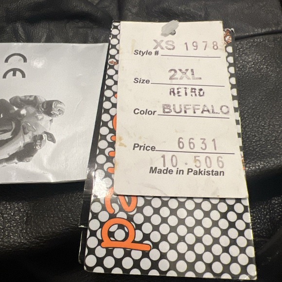 Xelement Jacket Men Size 2XL Vintage Distressed Leather Motorcycle Zip Out Liner - Picture 7 of 9